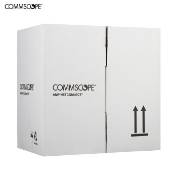 康普（AMP NETCONNECT） 原装超五类网线（0.51±0.02mm）非屏蔽网线 白箱 305米 6-219507-4（参考渠道cs24）