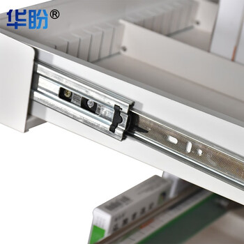 华盼钢制西药架医院诊所药品架货架 药房双面无轨药架