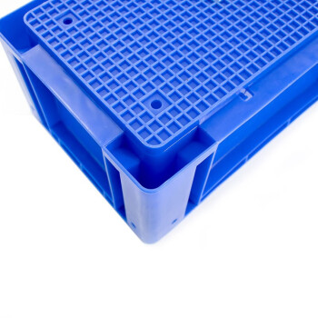 箱大王 Xlj-12 塑料加厚周转箱物流箱 韩式仓储箱 工具箱 蓝色 400*300*150mm