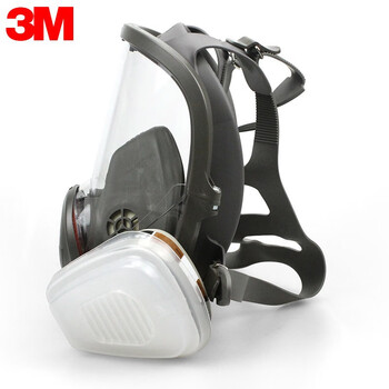 3M6800+6001CN七件套 防有机气体防毒面具喷漆工业粉尘防护面具