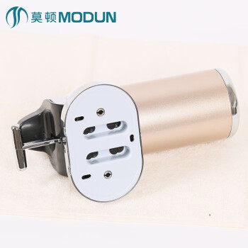 莫顿（MODUN） 皂液器壁挂挂壁皂液器洗手器洗手瓶皂液盒浴液盒 M-8009土豪金单头