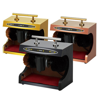 益美得 FH-1294  酒店全自动感应擦鞋机多功能电动刷鞋机擦鞋器 玫瑰金色