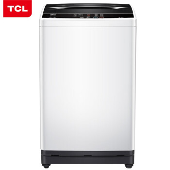 TCL 8公斤 全自动波轮洗衣机 金属机身 一键脱水 24小时预约 护衣内筒（宝石黑）XQB80-1578NS