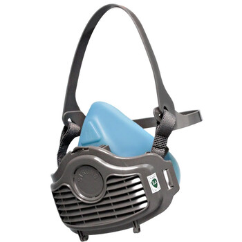 思创科技 双边硅胶防尘面罩口罩防细微颗粒物打磨电焊工业粉尘半面具 ST-1060A 1套