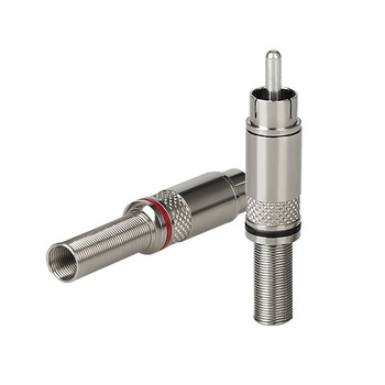 利合光电（LHG）2M两兆头视频接线端子DDF数字配线架电缆连接器直通头转接头莲花头10个装