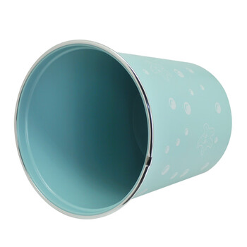 兰诗 FW-1105   加厚印花垃圾桶厕所卫生间简约办公室塑料纸篓垃圾篓   DY-091 颜色随机