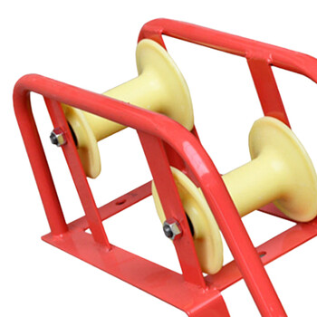 稳斯坦 WST180 放线滑轮尼龙 大弯井口滑轮转角滑轮地缆线缆尼龙轮 电缆滑轮(弯井口滑轮)