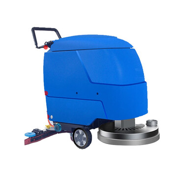 苏识 QJ0098 手推式洗地机工厂车间电动洗地机商场超市全自动拖地机 免维护电瓶款