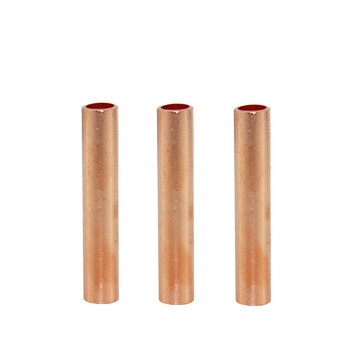 BOWERY铜连接管中间对接铜线耳接线端子紫铜铜鼻子直通铜管GT-16mm平方 1个