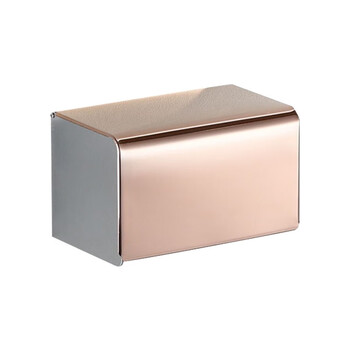 益美得LSL33239 304不锈钢打孔/免打孔擦手纸盒浴室卫生间厕所纸巾盒挂架 特厚亮光款