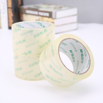 晨光（MG）透明胶带 超透封箱胶带 快递包装【60mm*60y 5卷/筒 15卷起订 AJD97341】