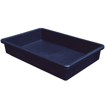 飞尔 塑料周转箱 塑料方盘 长方形中转箱 仓库物料胶箱【1 塑料方盘375x250x65mm】