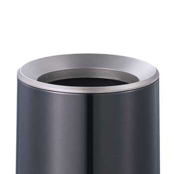 南 GPX-3G 南方锥形房间桶  黑金 银投口环 酒店客房商用果皮桶写字楼办公室废纸桶