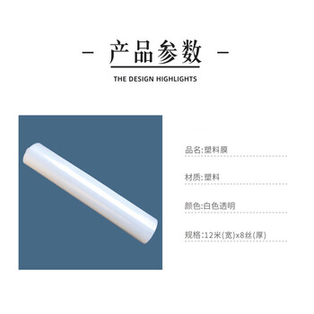 飞尔（FLYER）塑料薄膜 装修防尘封窗户 防风防雨花棚防寒保温大棚膜【宽12m×8丝 1米装】120米起订