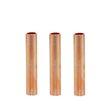 BOWERY铜连接管中间对接铜线耳接线端子紫铜铜鼻子直通铜管GT-185mm平方 1个