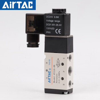 亚德客AIRTAC电磁阀亚德客电磁阀4v210-08DC24V