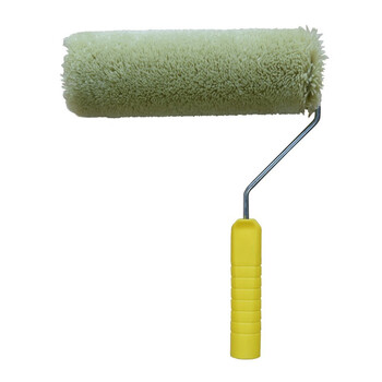 者也 油漆滚筒刷子乳胶漆油漆墙面漆墙漆无死角小滚刷中毛短毛长毛刷墙工具 9寸中毛滚筒5个+1个支架