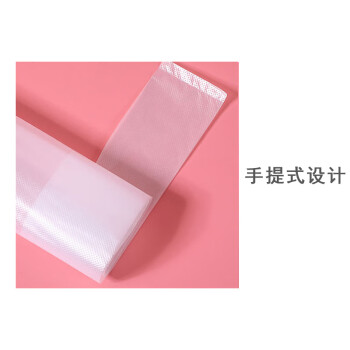 联嘉 白色背心式手提垃圾袋 一次性打包塑料袋 特厚 35×55cmx3丝 50个