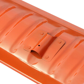 兰诗（LAUTEE）FH-1221 加厚推雪锹铲推雪板除雪铲 一体锰钢款+T型槐木柄