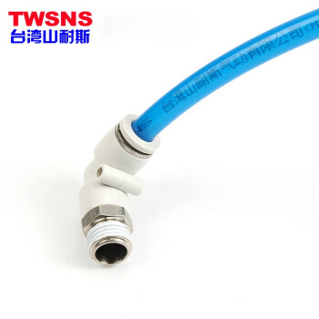 山耐斯（TWSNS）气管气动外螺纹弯通快速接头APL管插 6mm-02分螺