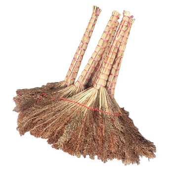 金诗洛 KSL240 高粱苗扫把(5把) 工厂学校扫帚 环卫扫地笤帚