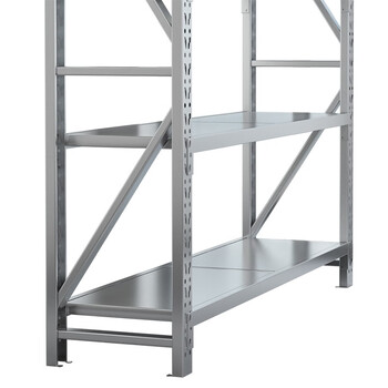 震迪304不锈钢货架1.5米长工厂零件收纳架五金储物架可定制SD0146主架