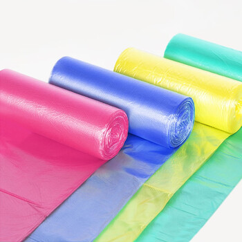 益美得 SJ-1079办公室小号垃圾袋商用平口塑料袋 45*50cm*100只装