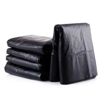 卫洋 物业垃圾袋50*60cm*50只4丝大号加厚黑色