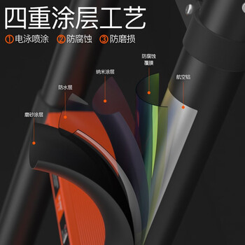 巴芬 铝合金多功能伸缩梯 多功能2.5米=直梯5.0米 D-2.5+2.5