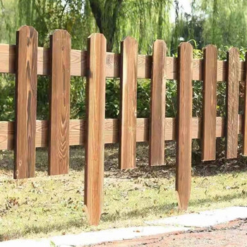 筑采 ZHUCAI 围栏花园草坪木栅栏护栏栏杆围栏60X30X45