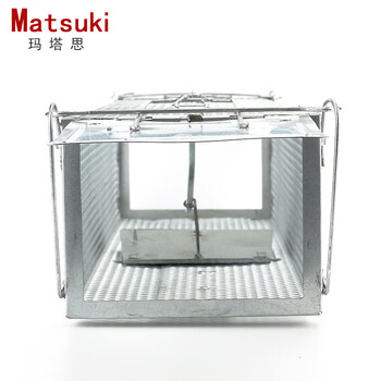 Matsuki玛塔思 捕鼠笼 老鼠夹子捕鼠器  双开门踏板式捕鼠笼