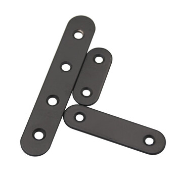 金固牢 KC-05 不锈钢角码固定支架 层板托（配安装螺丝） 直片60×16×2mm（10个）