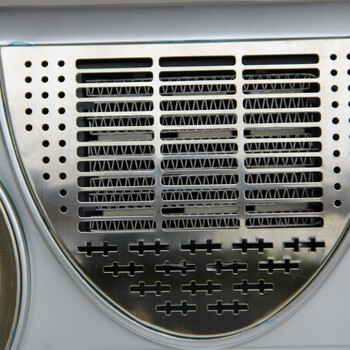 汉河 防水防爆浴霸壁挂式两灯灯暖挂壁式浴霸灯卫生间取暖器风暖墙壁浴室挂墙式灯泡取暖厕所暖风机侧挂定制 【防漏电保护】时尚银【灯暖+风暖】【金色灯泡】