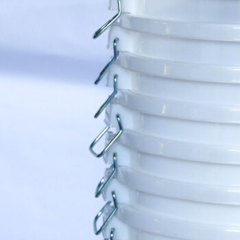 普力捷 圆形塑料大白桶 塑料桶带盖 食品级酿酒发酵桶 塑料水桶 单位：个定制 100升 500*540
