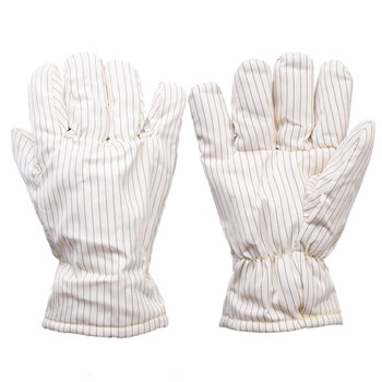 者也（ZYE）防静电无尘手套耐高温300度 无尘车间隔热防护手套洁净无屑电子厂工业防护手套 150度