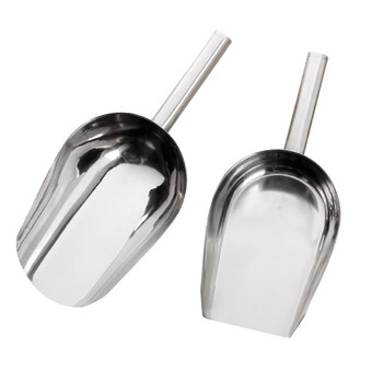 兰诗（LAUTEE）FW-1019 不锈钢铲子加厚平底铲垃圾铲簸箕  中号平底铲