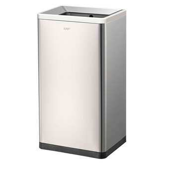 南 SF50-F01 南方方形环境桶 砂银钢 酒店套房果皮桶 商用厨房客厅垃圾桶 办公室垃圾桶 50L容量