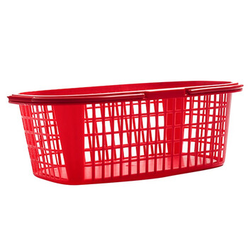 兰诗（LAUTEE）BS-667 储物篮 手提塑料筐子草莓篮子樱桃篮杨梅方形采摘篮周转筐 2斤（30个装）