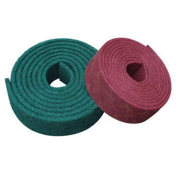 益美得 WY4157 百洁布抛光保洁加厚拉丝布去污清洁布 绿色10厘米*5.8米