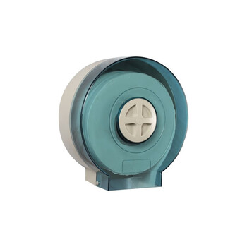 益美得LSL33298酒店卫生间免打孔/打孔双用防水卷纸架大卷纸盒壁挂式大盘卷纸筒 豪华茶色超厚款