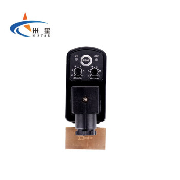 米星（MSTAR）自动排水阀电子定时排气电动开关电磁阀门 AC220V 40公斤 4分分体式