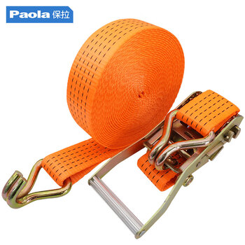 保拉(Paola) 货车紧绳器10米 卡车货物捆绑带收拉紧器捆绑器 车用加宽加厚绷带收紧带货车用的绳子带钩7085