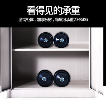 链工 钢制铁皮柜85*39*180cm资料柜带锁档案柜储物票据凭证柜 中二斗器械