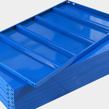 艾科堡 货架仓储2000X600X2000重型单层500KG蓝色主架仓库货架置物架四层可调节隔板AKB-HJ500