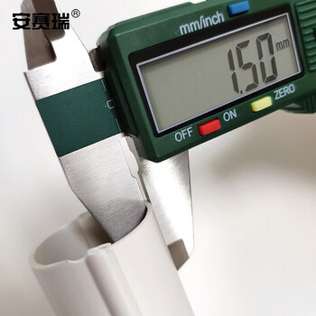 安赛瑞 电缆拉线警示管 红白反光PVC 电杆安全标志Φ25mm×2000mm 310096