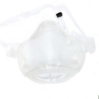 者也（ZYE）透明硅胶时尚口罩TUP软胶防雾防飞沫可人脸识别四层过滤口罩 T7透明口罩+2片滤芯 