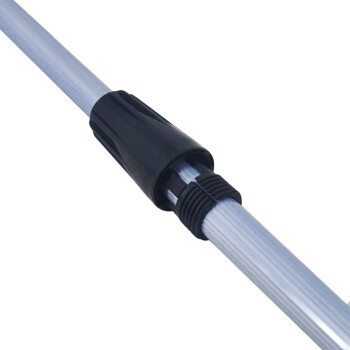 益美得 C-045 加长伸缩杆高空玻璃广告门头清洁工具 黑色1.2米单节杆