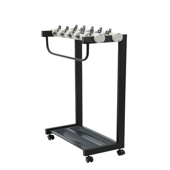 益美得 DA2087 带锁雨伞架酒店超市银行便民雨伞架落地收纳架 18头雨伞架