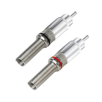 利合光电（LHG）2M两兆头视频接线端子DDF数字配线架电缆连接器直通头转接头莲花头10个装