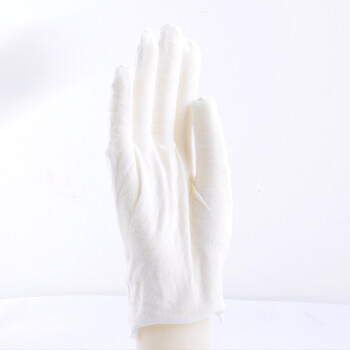 安美尚（ams）白棉手套作业手套定制款24副装（EVE）